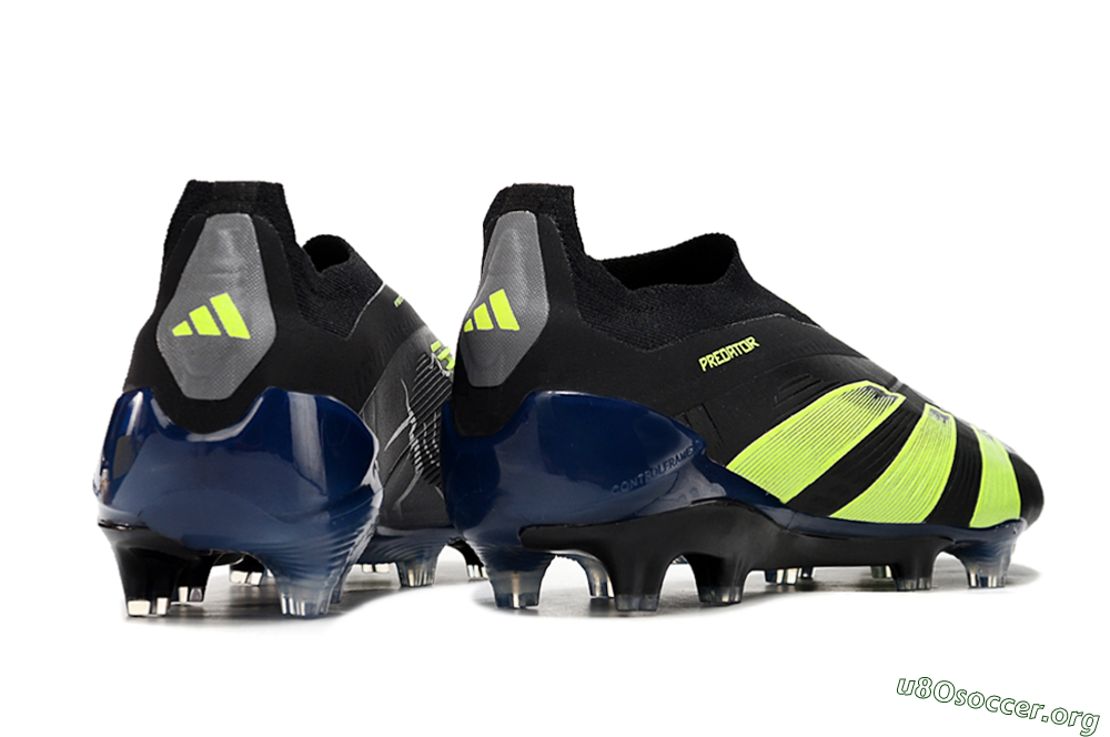 Adidas Predator Accuracy+ FG Football Boots - Black/Yellow/Blue 6