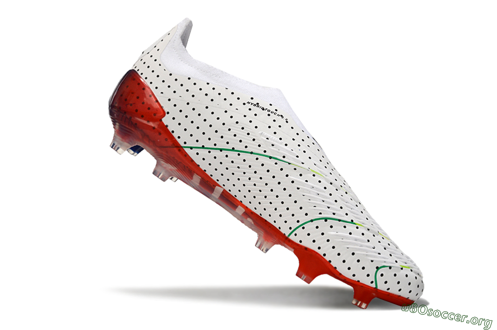 Adidas Predator Accuracy+ Laceless 24 Euphoria FG Football Boots - White/Silver/Blue 4