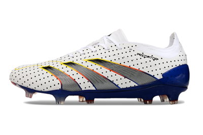 Adidas Predator 24 Elite Euphoria FG Football Boots - White/Silver/Blue