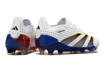 Adidas Predator 24 Elite Euphoria FG Football Boots - White/Silver/Blue