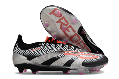 Adidas Predator Accuracy Elite FG Football Boots - White/Black/Red/Silver