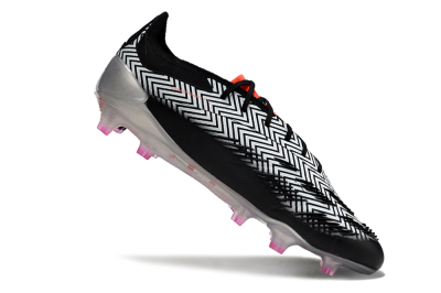 Adidas Predator Accuracy Elite FG Football Boots - White/Black/Red/Silver