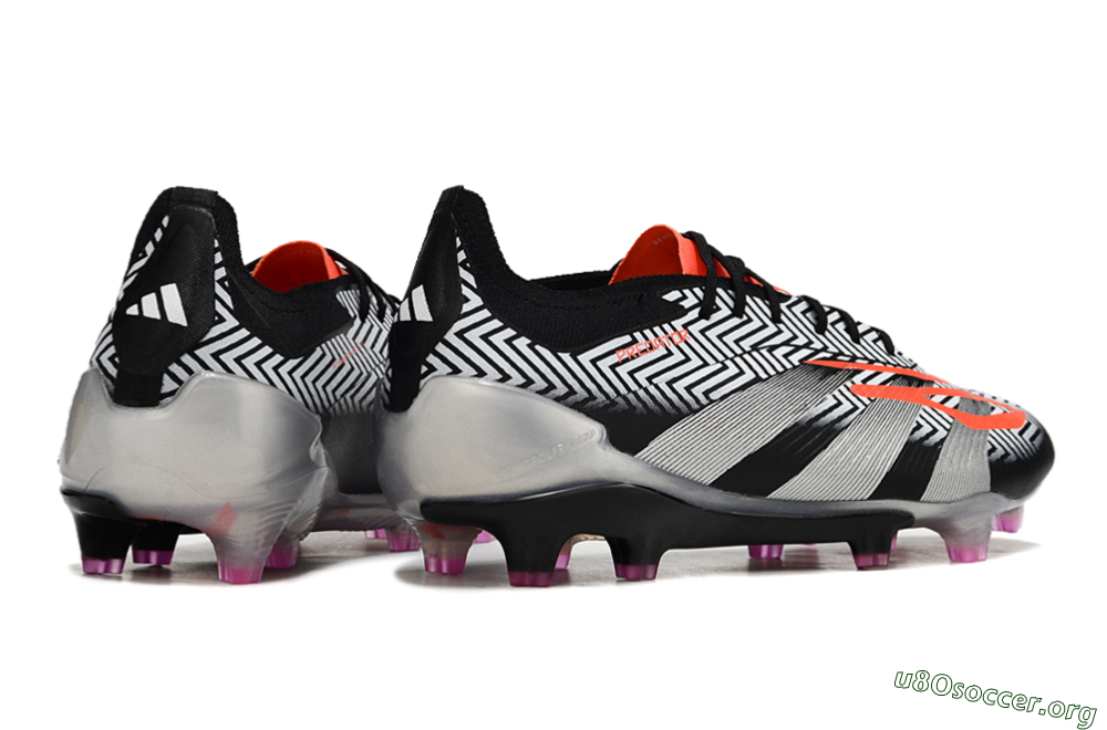 Adidas Predator Accuracy Elite FG Football Boots - White/Black/Red/Silver 6