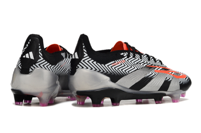 Adidas Predator Accuracy Elite FG Football Boots - White/Black/Red/Silver