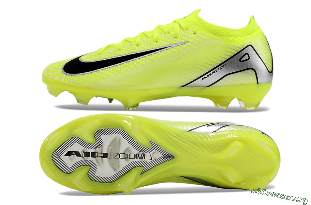 Nike Air Zoom Mercurial Vapor 16 Elite FG Football Boots - Yellow/Black/Silver/Grey 1