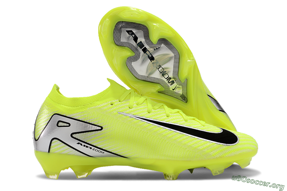 Nike Air Zoom Mercurial Vapor 16 Elite FG Football Boots - Yellow/Black/Silver/Grey 2