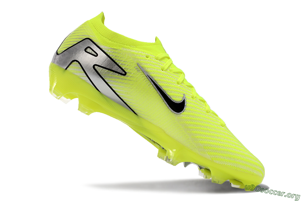 Nike Air Zoom Mercurial Vapor 16 Elite FG Football Boots - Yellow/Black/Silver/Grey 4