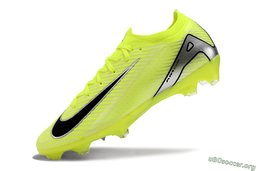 Nike Air Zoom Mercurial Vapor 16 Elite FG Football Boots - Yellow/Black/Silver/Grey 5