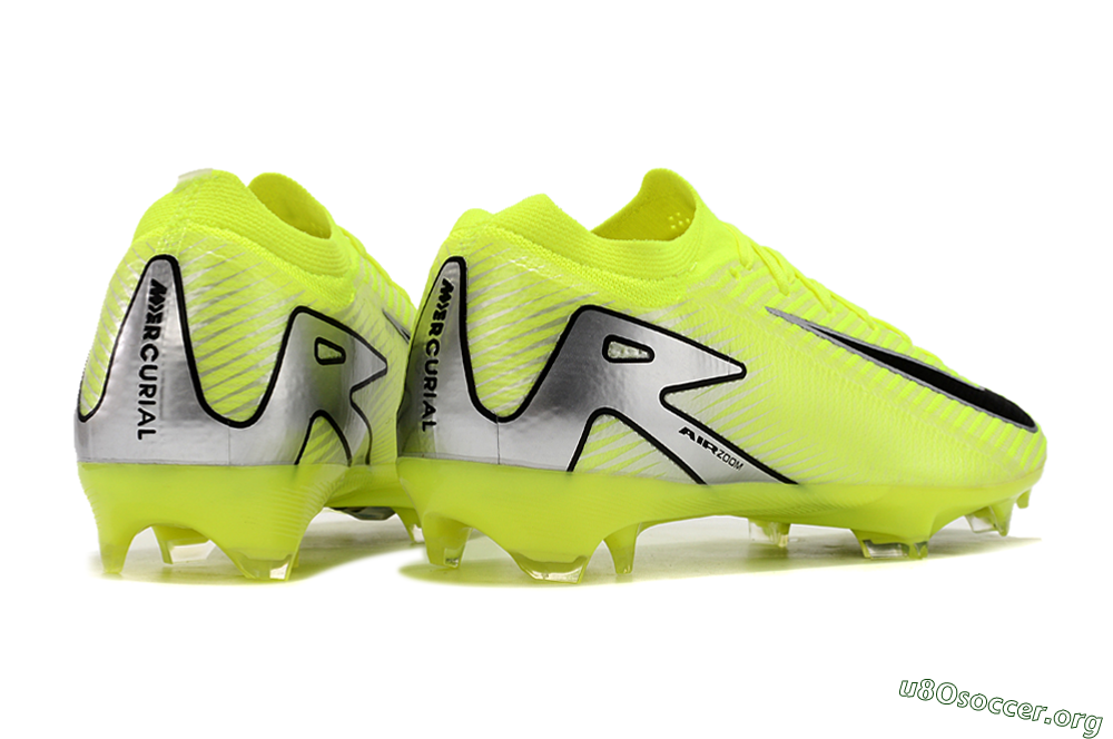 Nike Air Zoom Mercurial Vapor 16 Elite FG Football Boots - Yellow/Black/Silver/Grey 6
