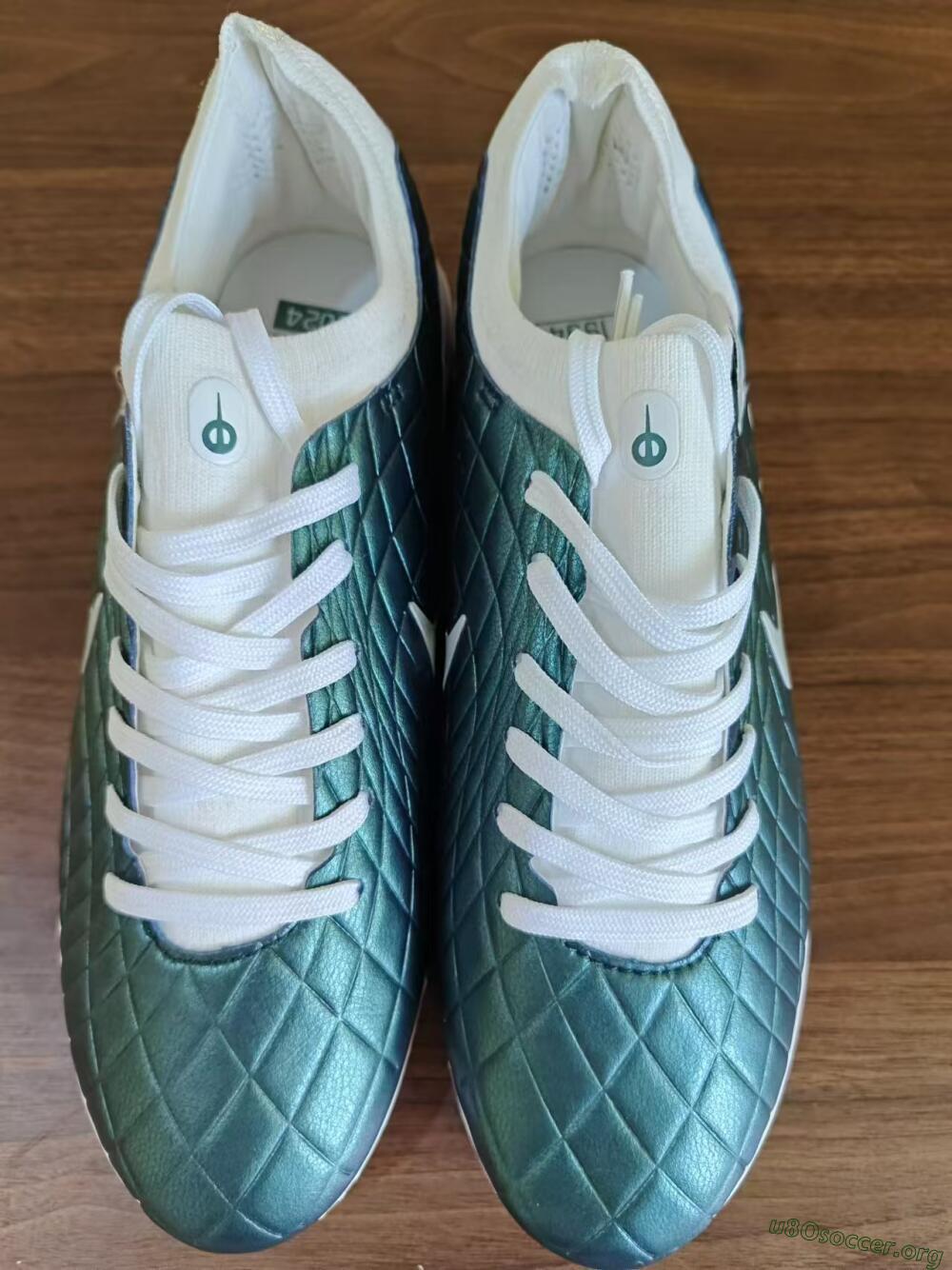 Nike Tiempo Legend 10 Elite TF Football Shoes - Jade/White
