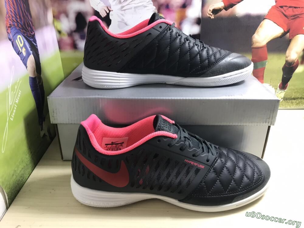 Nike Lunar Gato 2 IC Football Shoes - Black/Red/White