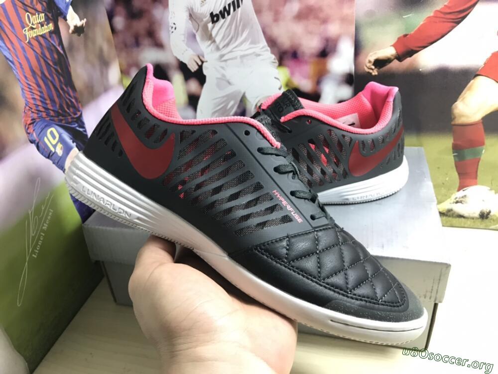 Nike Lunar Gato 2 IC Football Shoes - Black/Red/White