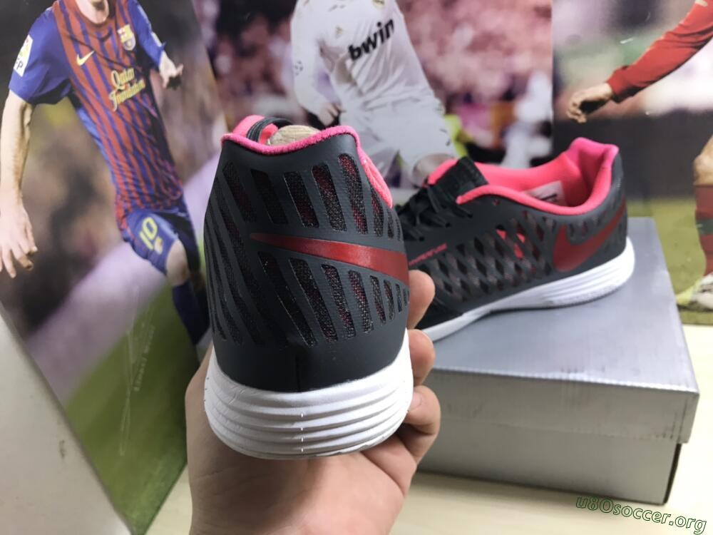 Nike Lunar Gato 2 IC Football Shoes - Black/Red/White