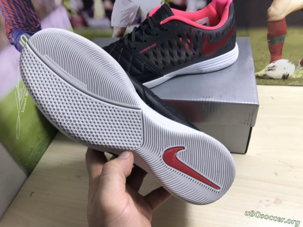 Nike Lunar Gato 2 IC Football Shoes - Black/Red/White