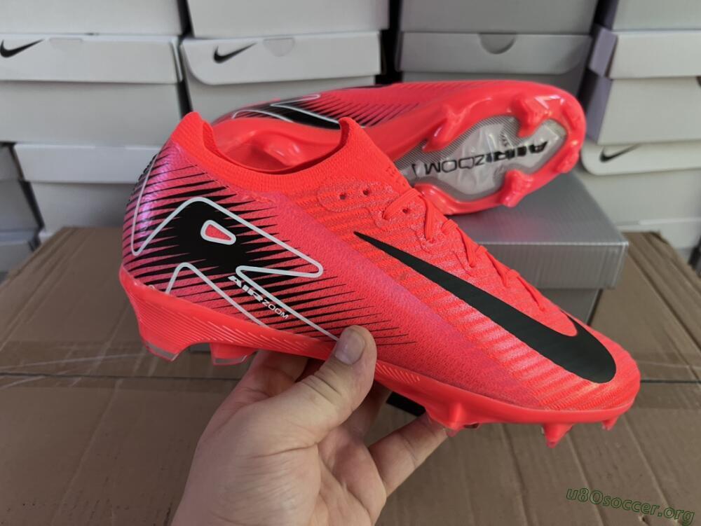 Nike Air Zoom Mercurial Vapor 16 Elite FG Football Boots - Red/White/Black