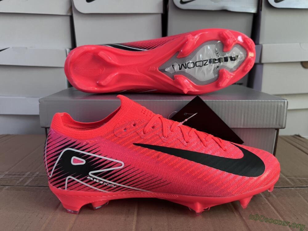 Nike Air Zoom Mercurial Vapor 16 Elite FG Football Boots - Red/White/Black