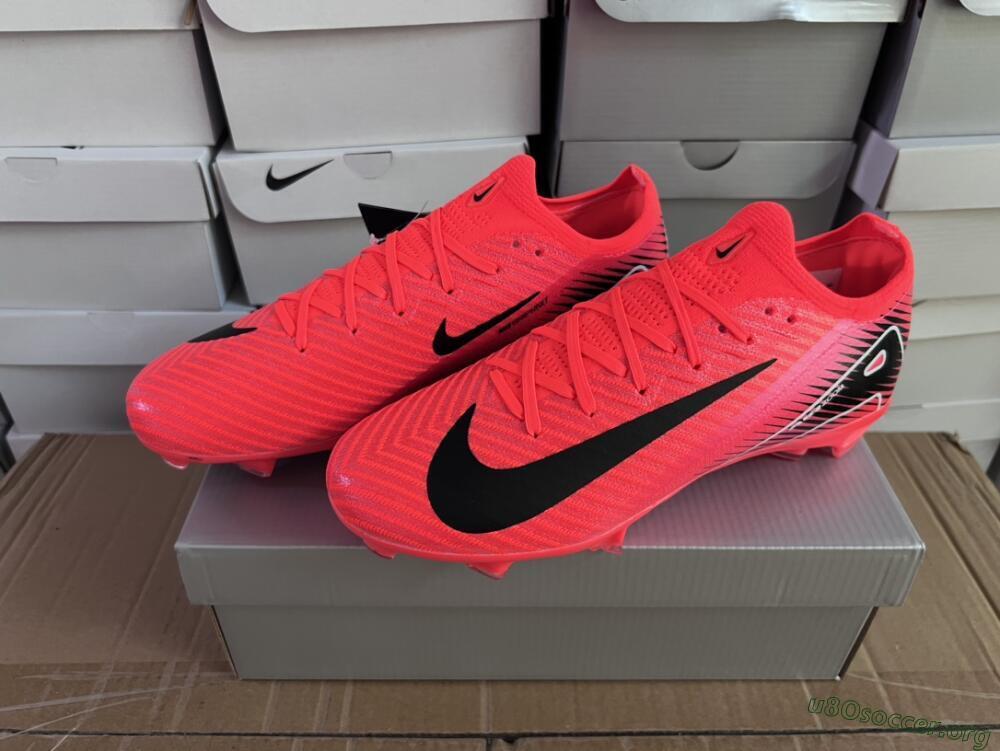Nike Air Zoom Mercurial Vapor 16 Elite FG Football Boots - Red/White/Black