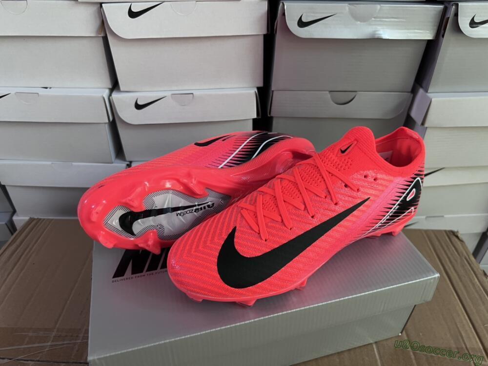 Nike Air Zoom Mercurial Vapor 16 Elite FG Football Boots - Red/White/Black