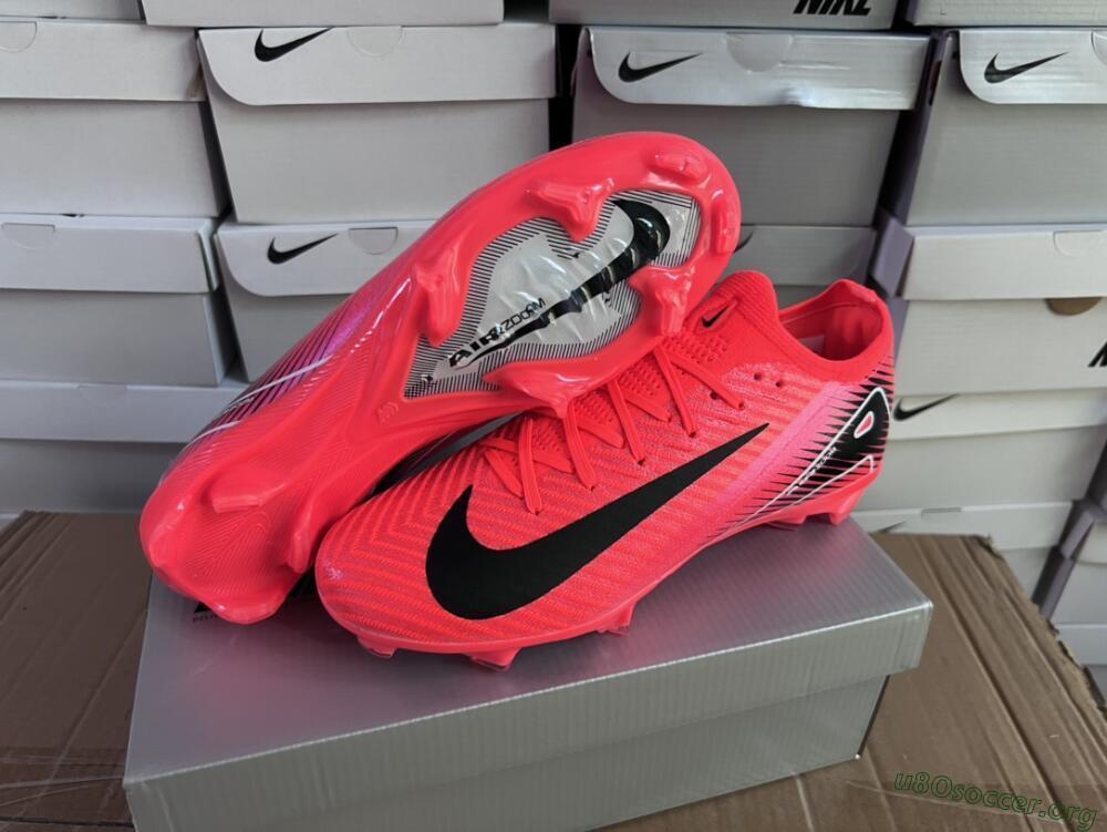 Nike Air Zoom Mercurial Vapor 16 Elite FG Football Boots - Red/White/Black