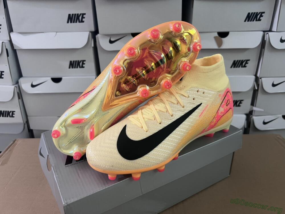 Nike Air Zoom Mercurial Superfly 10 Elite AG Football Boots - Yellow/Pink/Black