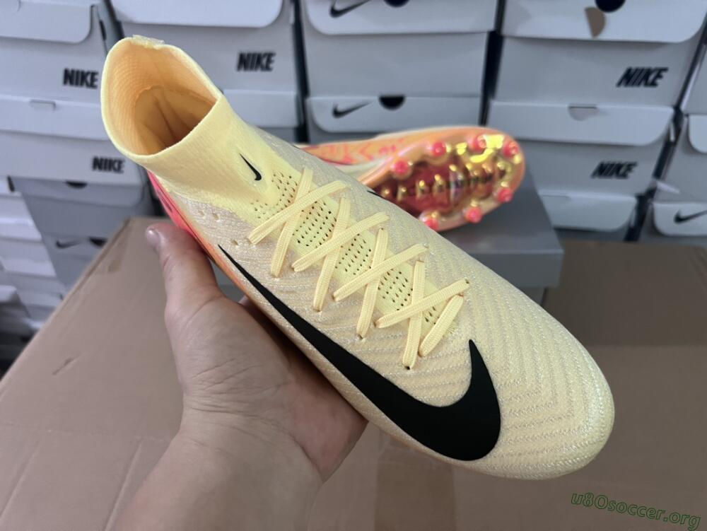 Nike Air Zoom Mercurial Superfly 10 Elite AG Football Boots - Yellow/Pink/Black