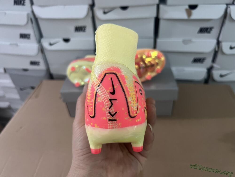 Nike Air Zoom Mercurial Superfly 10 Elite AG Football Boots - Yellow/Pink/Black