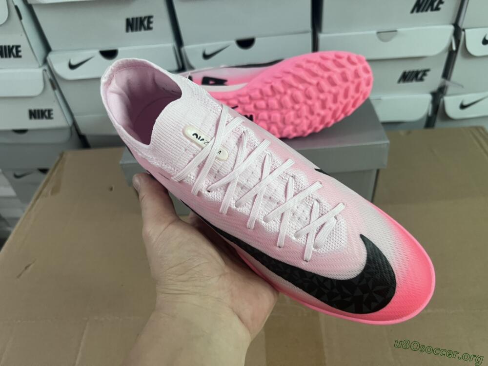 Nike Air Zoom Mercurial Vapor 15 Elite TF Football Shoes - Pink/Black