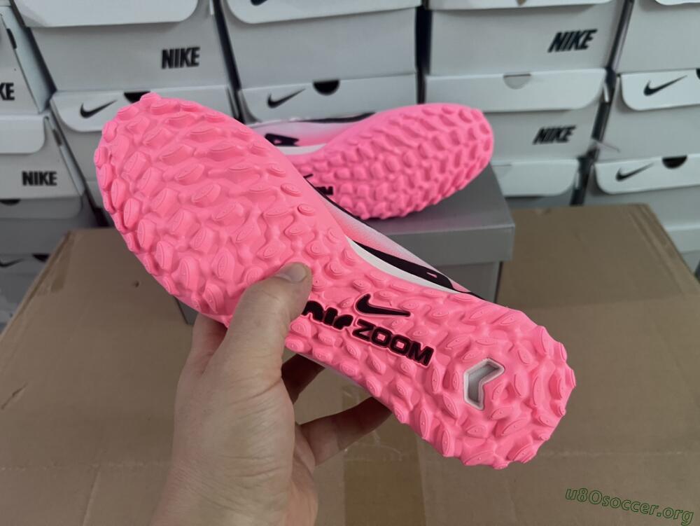 Nike Air Zoom Mercurial Vapor 15 Elite TF Football Shoes - Pink/Black