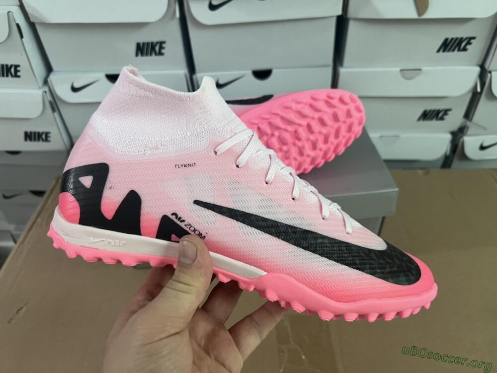 Nike Air Zoom Mercurial Superfly 9 Elite TF Football Shoes - Pink/Pink/Black