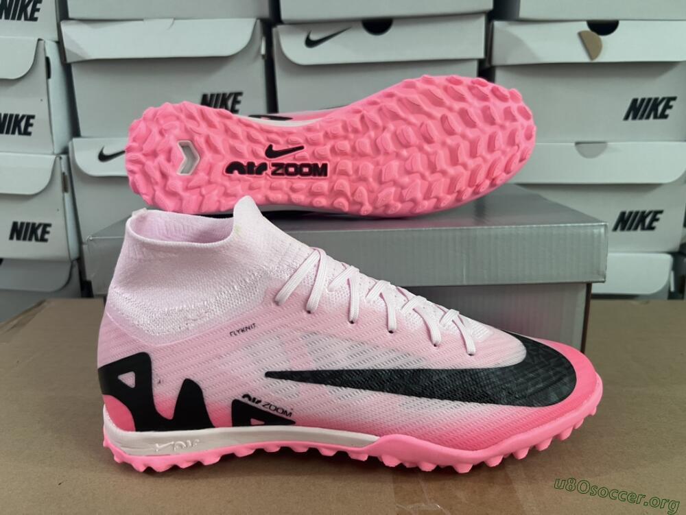 Nike Air Zoom Mercurial Superfly 9 Elite TF Football Shoes - Pink/Pink/Black