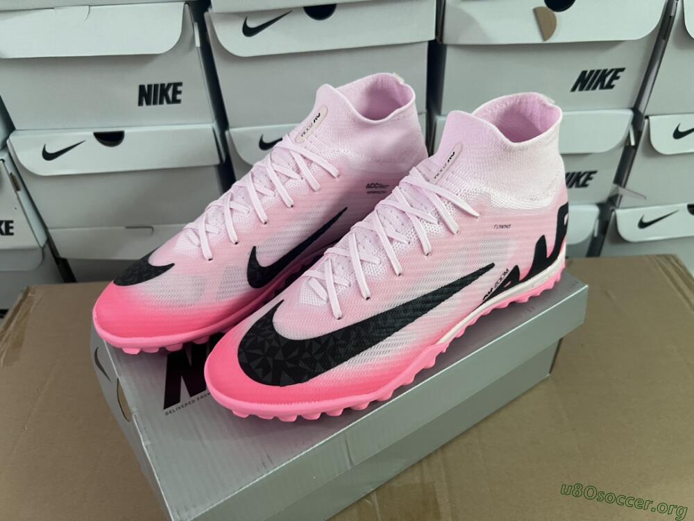 Nike Air Zoom Mercurial Superfly 9 Elite TF Football Shoes - Pink/Pink/Black
