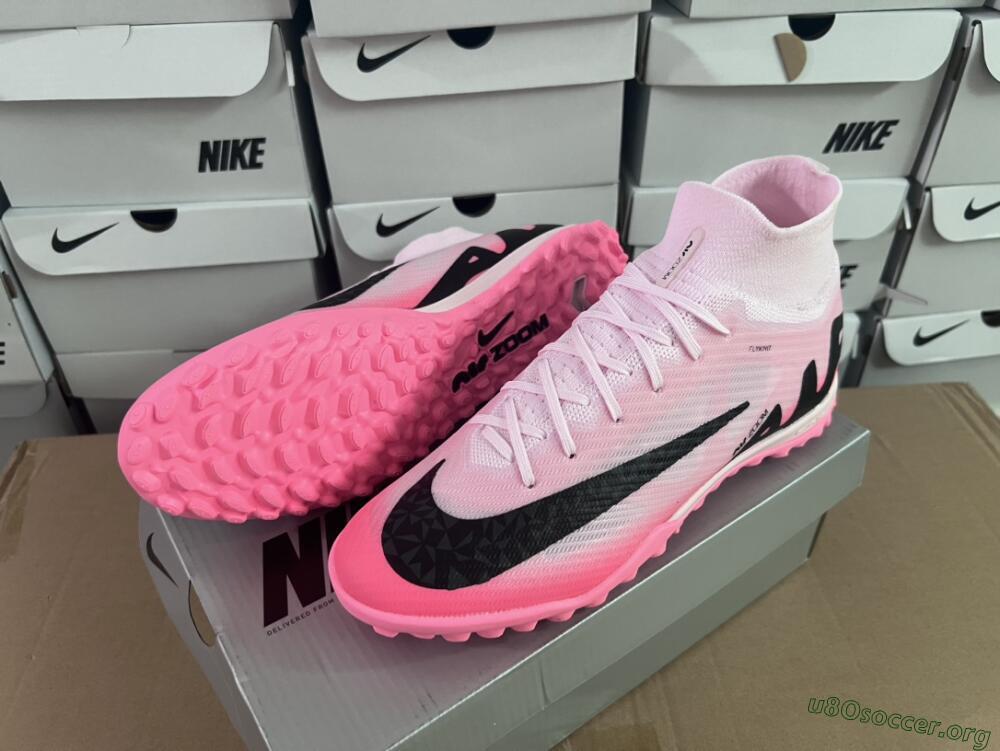 Nike Air Zoom Mercurial Superfly 9 Elite TF Football Shoes - Pink/Pink/Black