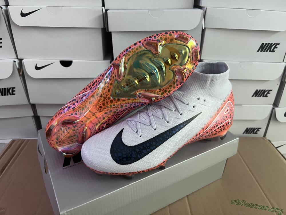 Nike Air Zoom Mercurial Superfly 10 Elite FG Football Boots - Grey/Leopard/Gold