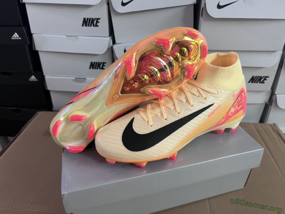 Nike Air Zoom Mercurial Superfly 10 Elite FG Football Boots - Yellow/Black/Pink/Gold