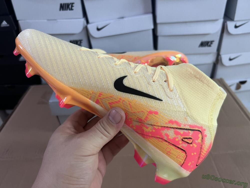 Nike Air Zoom Mercurial Superfly 10 Elite FG Football Boots - Yellow/Black/Pink/Gold