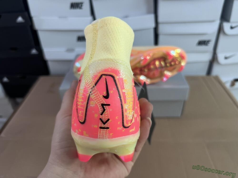Nike Air Zoom Mercurial Superfly 10 Elite FG Football Boots - Yellow/Black/Pink/Gold