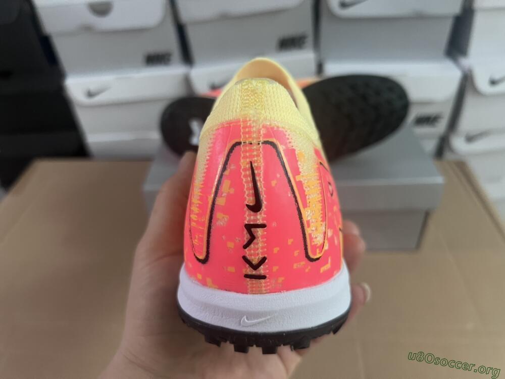 Nike Air Zoom Mercurial Vapor 16 Elite TF Football Shoes - Yellow/Black/Orange