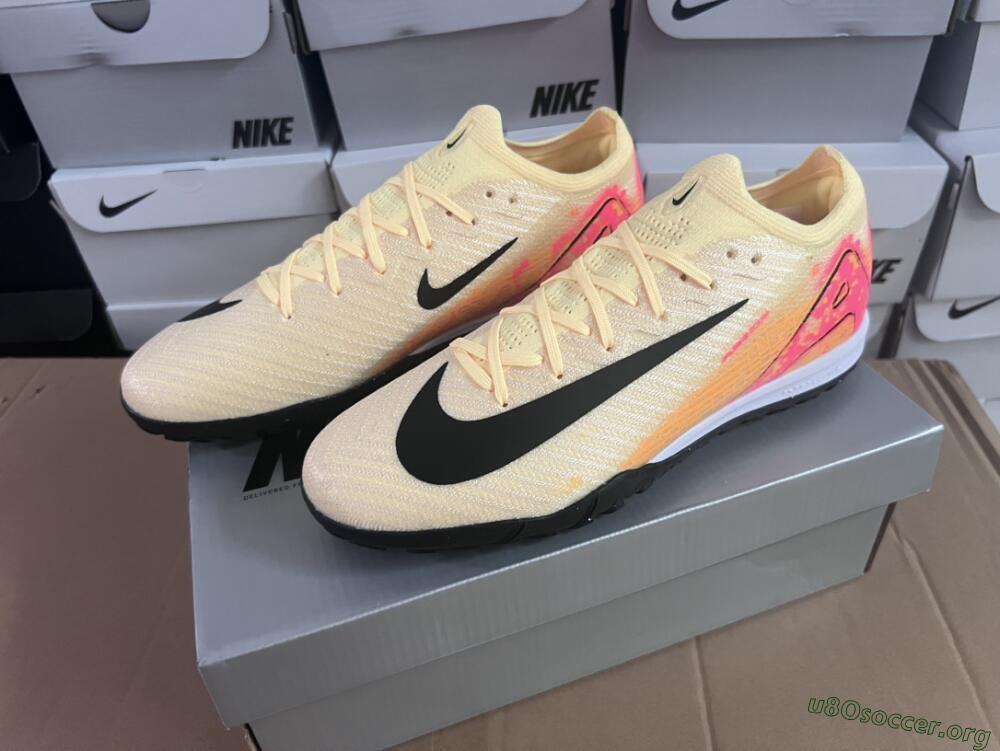 Nike Air Zoom Mercurial Vapor 16 Elite TF Football Shoes - Yellow/Black/Orange