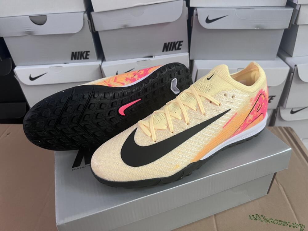 Nike Air Zoom Mercurial Vapor 16 Elite TF Football Shoes - Yellow/Black/Orange