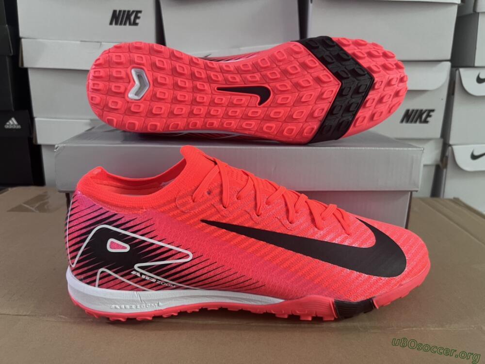 Nike Air Zoom Mercurial Vapor 16 Elite TF Football Shoes - Red/Black/White