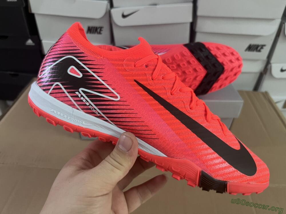 Nike Air Zoom Mercurial Vapor 16 Elite TF Football Shoes - Red/Black/White