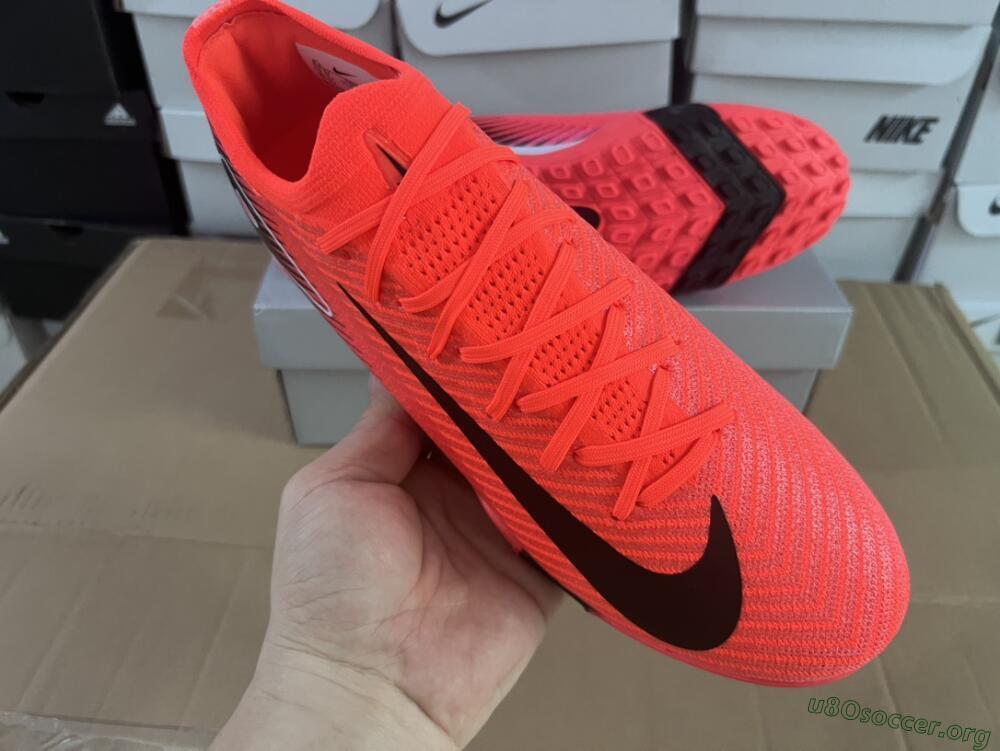 Nike Air Zoom Mercurial Vapor 16 Elite TF Football Shoes - Red/Black/White