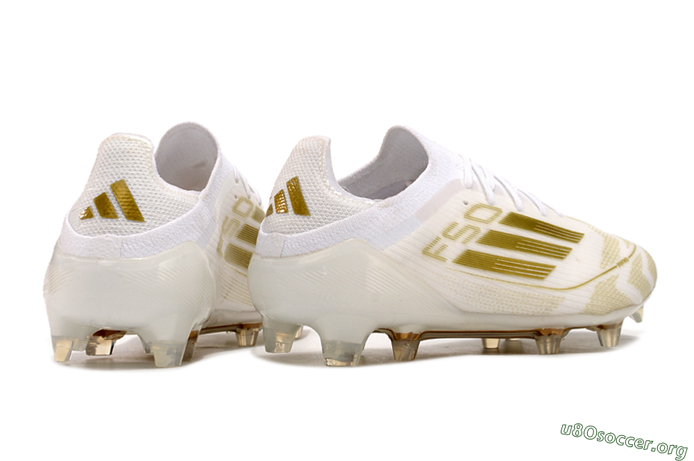 Adidas F50 Elite FG Football Boots - White/Gold 6