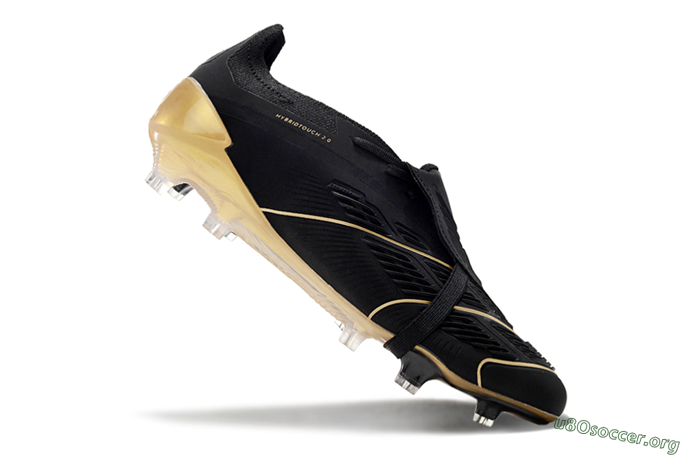Adidas Predator Elite Tongue FG Football Boots - Black/Gold 4