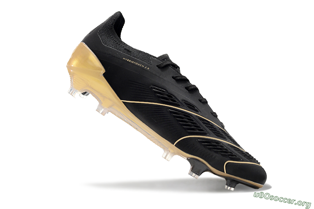 Adidas Predator Elite Accuracy FG Football Boots - Black/Gold 4