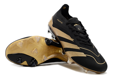 Adidas Predator Elite Accuracy FG Football Boots - Black/Gold