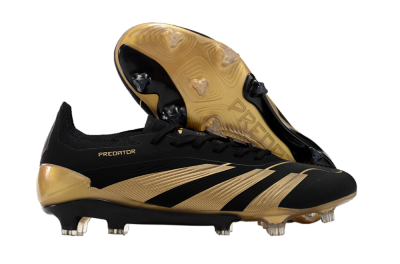 Adidas Predator Elite Accuracy FG Football Boots - Black/Gold