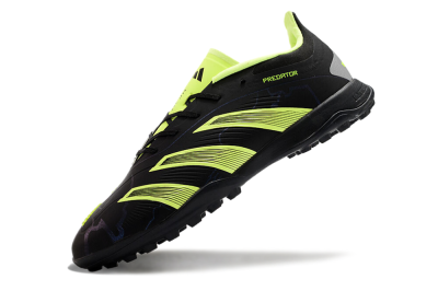 Adidas Predator 24 Elite TF Football Shoes - Black/Yellow/Grey