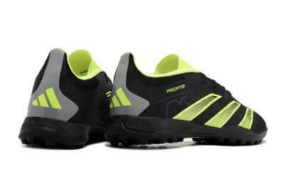 Adidas Predator 24 Elite TF Football Shoes - Black/Yellow/Grey
