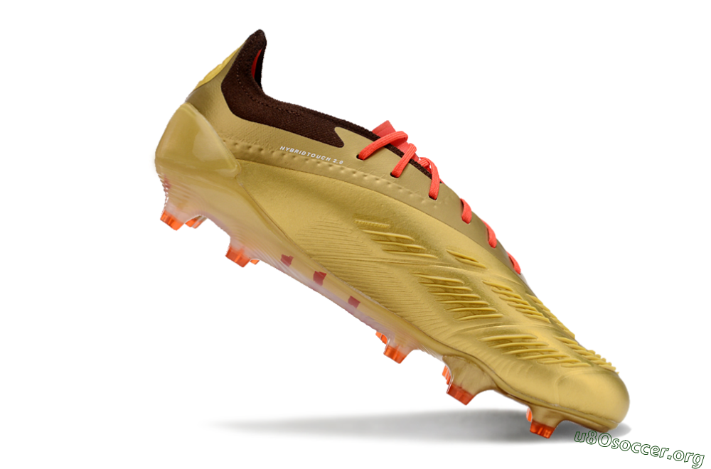 Adidas Predator 24 Elite FG Football Boots - Gold/White/Brown 4